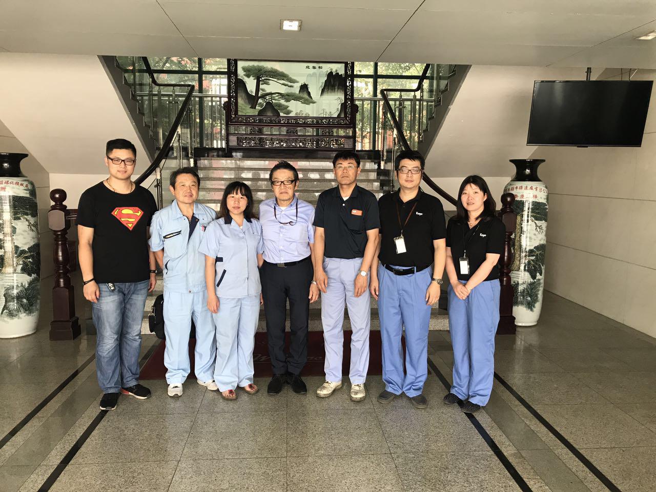 日本大和竹田，光洋機(jī)械來訪我司